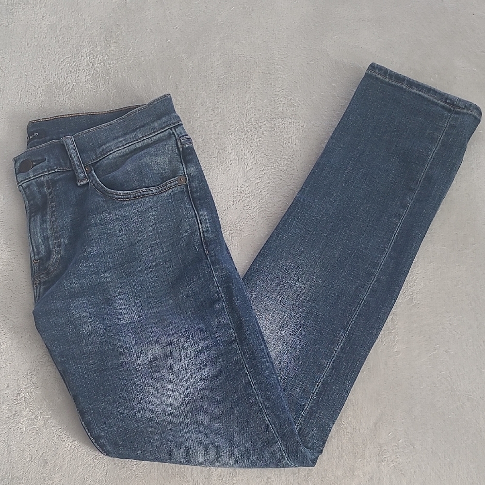 Lucky Brand 110 Slim Jeans Mens 29x30 Blue Stretch Denim Mid Rise Straight Leg